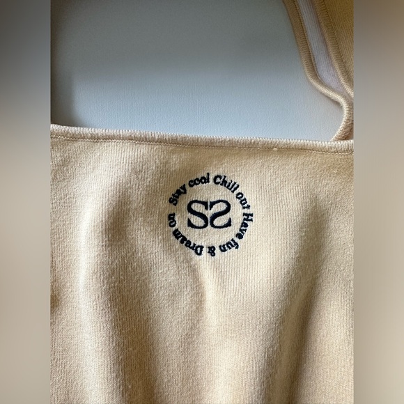 Sandro lovely warm yellow cotton top - Picture 5 of 5